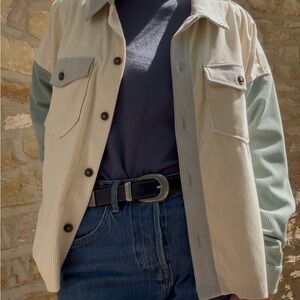 Thread Supply Size M Color Block Jade Jacket